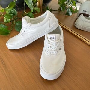 Classic White Vans - Size 9